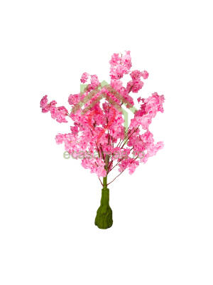 Copac decorativ cu flori artificiale